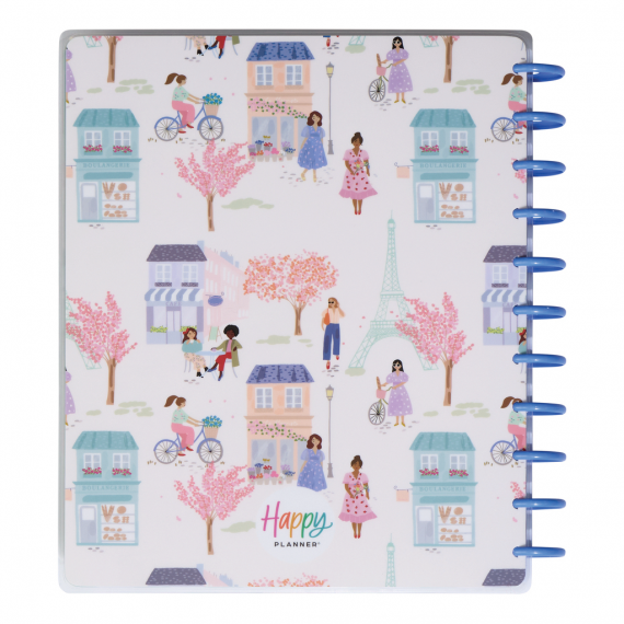 Happy In Paris - Big Vertical Happy Planner - 12 mnd