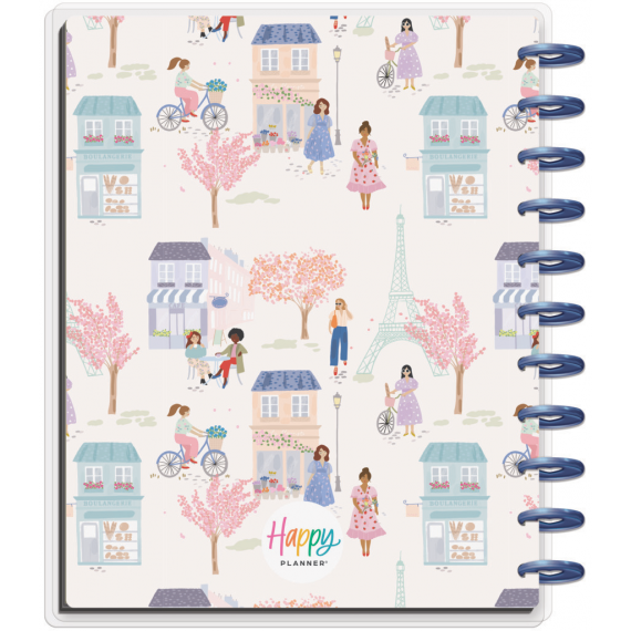 Happy In Paris - Big Vertical Happy Planner - 12 mnd