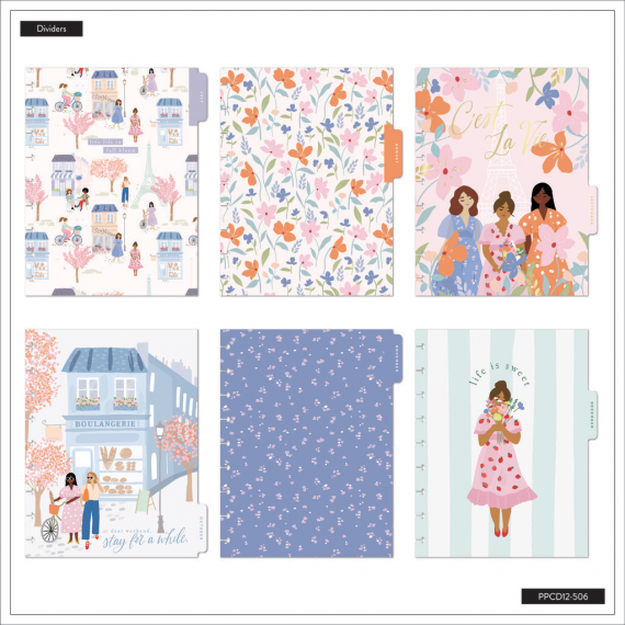 Happy in Paris - Classic Vertical Happy Planner - 12 mnd