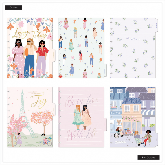 Happy in Paris - Classic Vertical Happy Planner - 12 mnd