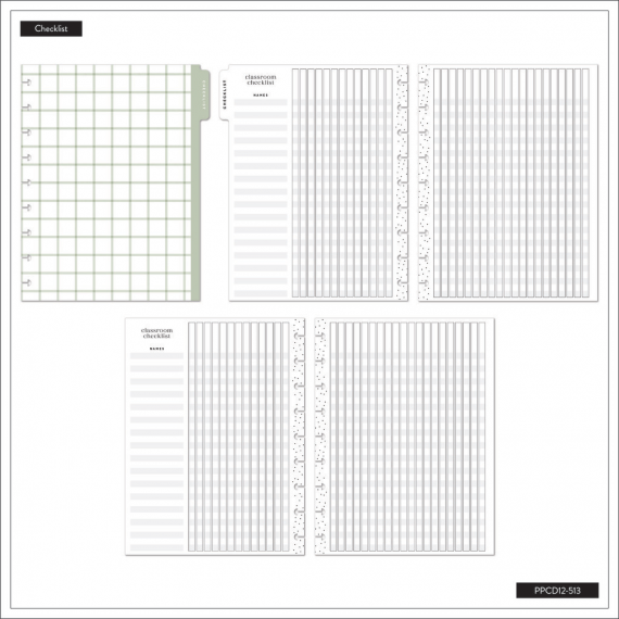 Reading in the Garden - Classic Teacher Happy Planner - 12 mnd