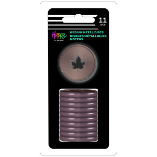 Brown Maple Leaf Cutout Disc Set