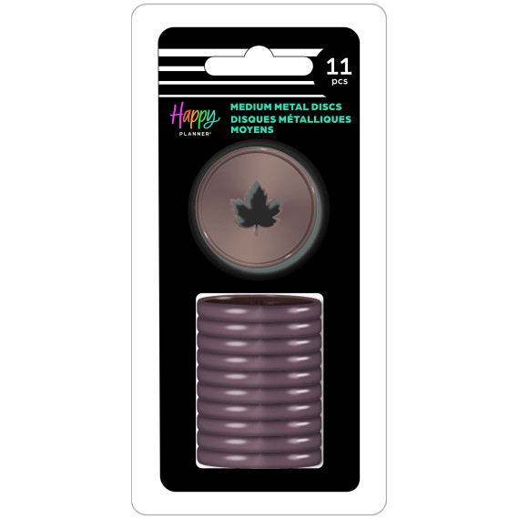 Brown Maple Leaf Cutout Disc Set