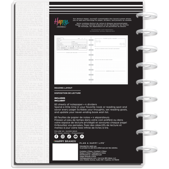 Reading - Classic Disc Bound Guided Journal