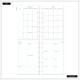 Autumn Hues - Mini Dashboard 12 Month Dated Planner