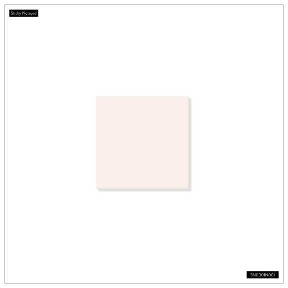 Modern Charm - Velum Sticky Notes