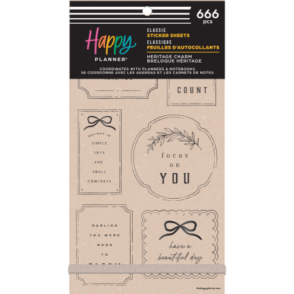 Heritage Charm - Classic 30 Sheet Sticker Value Pack