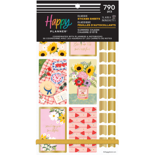 Summer Charm - Classic 30 Sheet Sticker Value Pack