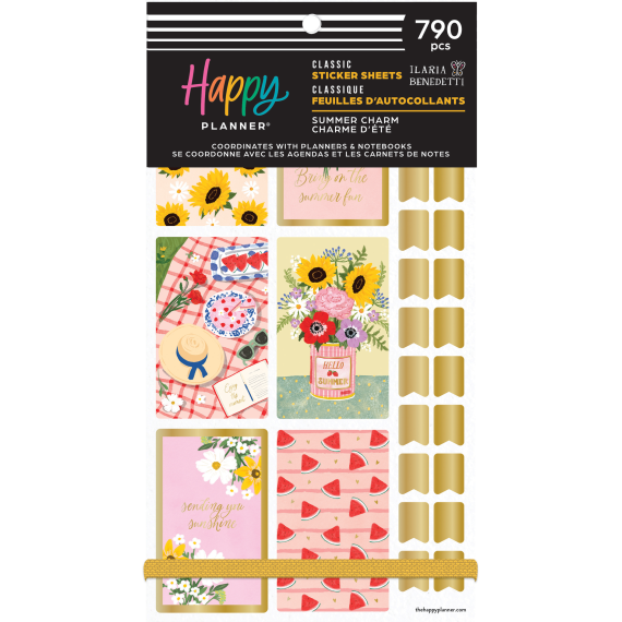 Summer Charm - Classic 30 Sheet Sticker Value Pack