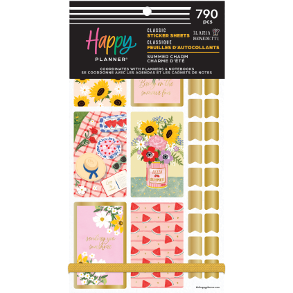 Summer Charm - Classic 30 Sheet Sticker Value Pack