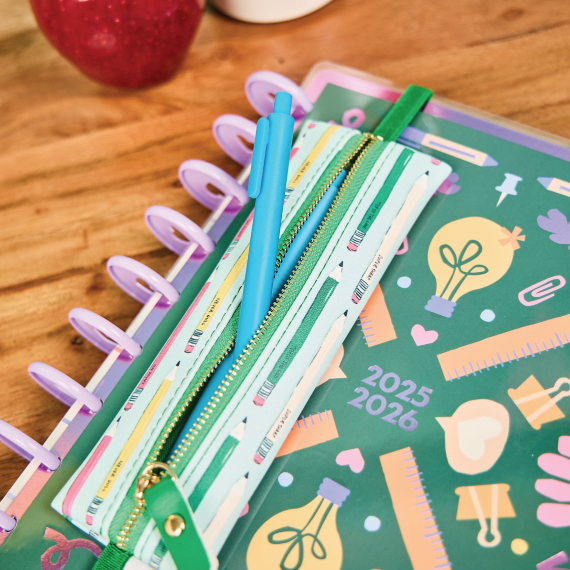 Pawsitive Teacher - Vegan Leather Slim Pen Pouch