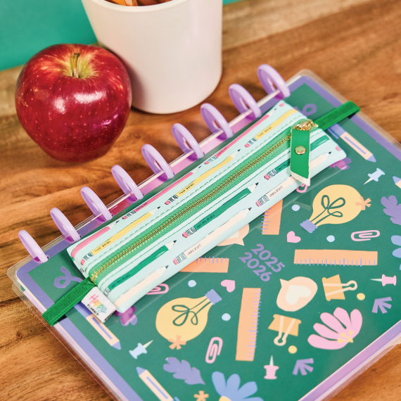Pawsitive Teacher - Vegan Leather Slim Pen Pouch