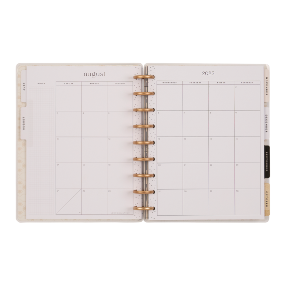 Krafted Florals - Classic Dashboard 18 Month Dated Planner