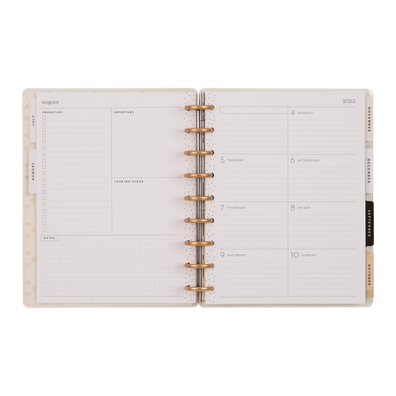 Krafted Florals - Classic Dashboard 18 Month Dated Planner