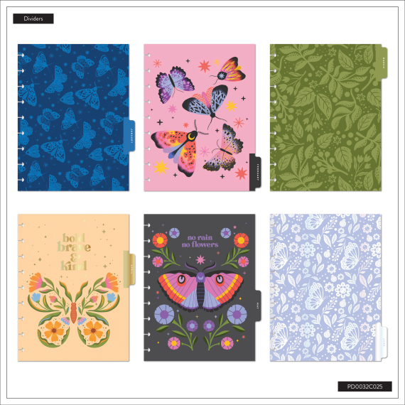 Mystic Blooms - Classic Horizontal 18 Month Dated Planner
