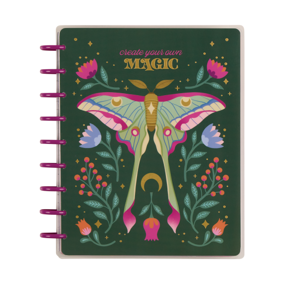 Mystic Blooms - Classic Horizontal 18 Month Dated Planner