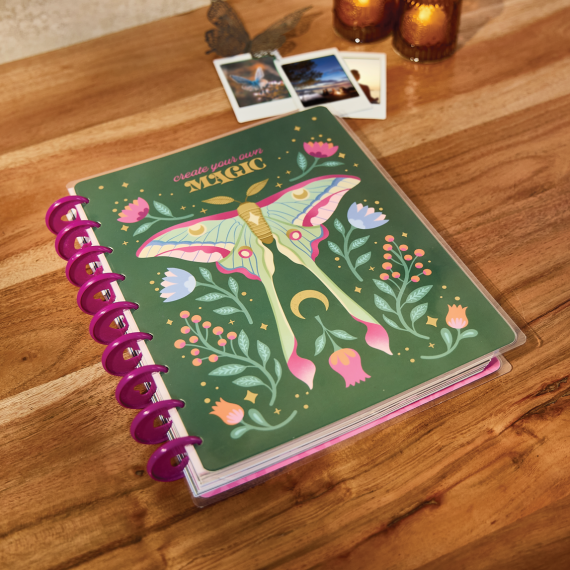 Mystic Blooms - Classic Horizontal 18 Month Dated Planner