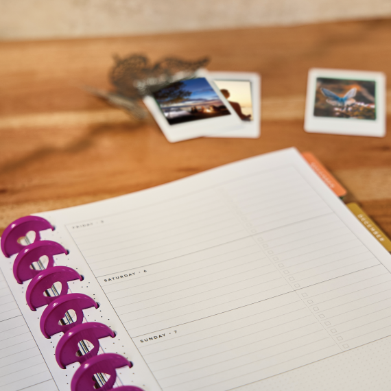 Mystic Blooms - Classic Horizontal 18 Month Dated Planner
