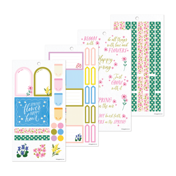 Spring Charm - Classic 30 Sheet Sticker Value Pack