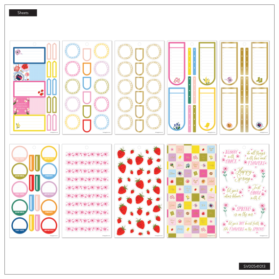 Spring Charm - Classic 30 Sheet Sticker Value Pack