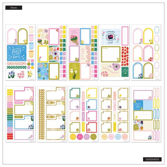 Spring Charm - Classic 30 Sheet Sticker Value Pack