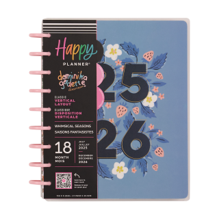 Whimsical Seasons - Classic Vertical 18 Month Dated Planner