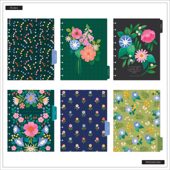 Midnight Meadow - Classic Vertical 18 Month Dated Planner