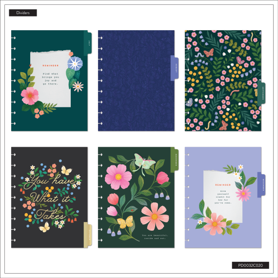 Midnight Meadow - Classic Vertical 18 Month Dated Planner