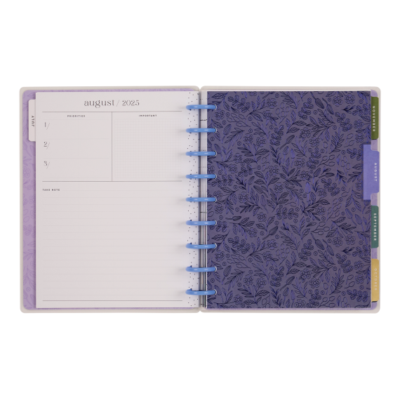 Midnight Meadow - Classic Vertical 18 Month Dated Planner
