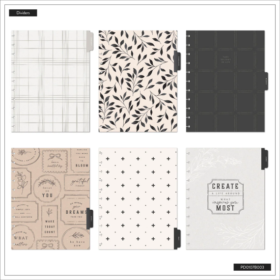 Heritage Charm - Big Dashboard  12 Month Dated Planner