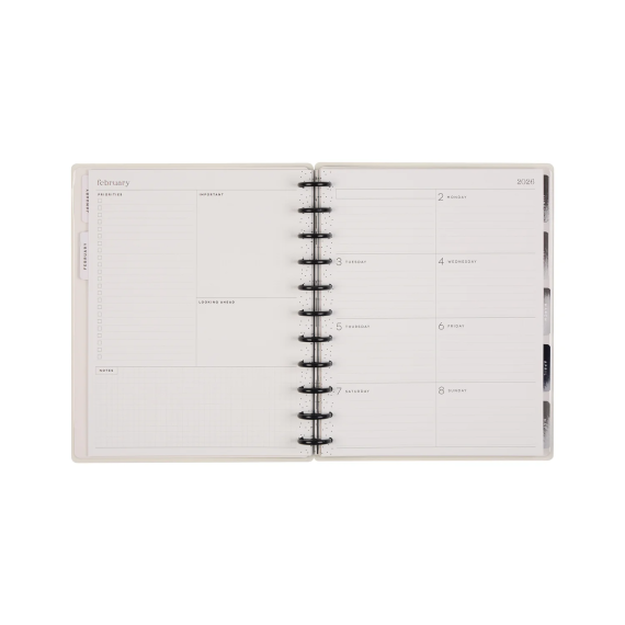 Heritage Charm - Big Dashboard  12 Month Dated Planner