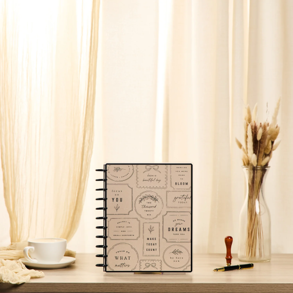 Heritage Charm - Big Dashboard  12 Month Dated Planner