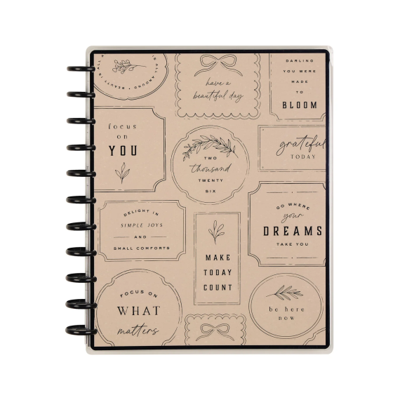 Heritage Charm - Big Dashboard  12 Month Dated Planner