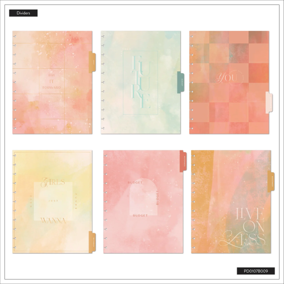 Textured Canvas - Big Budget 12 Month Planner