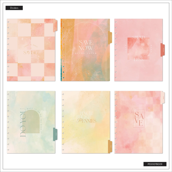 Textured Canvas - Big Budget 12 Month Planner