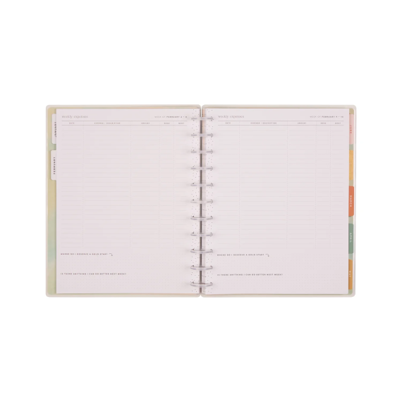 Textured Canvas - Big Budget 12 Month Planner