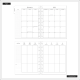 Florescent Embroidery - Classic Vertical Dated Planner