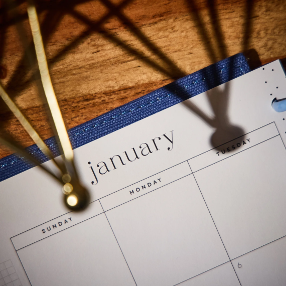 Star Signs - Classic Horizontal Embriodery Dated Planner