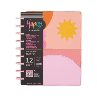 Pop Splash Patchwork - Classic Horizontal Vegan Planner