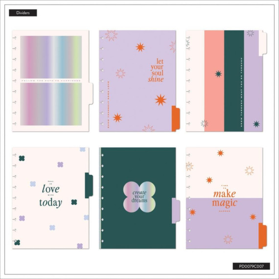 Soft Pop - Classic Dashboard Undated Planner