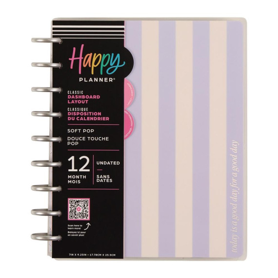 Soft Pop - Classic Dashboard Undated Planner