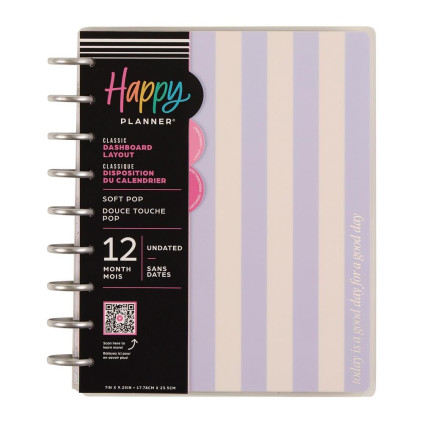 Soft Pop - Classic Dashboard Undated Planner