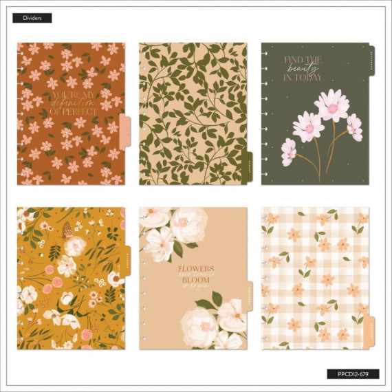 Vintage Garden - Classic Dashboard Dated Planner - INTL