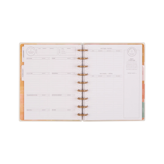 Textured Canvas - Classic Budget Planner