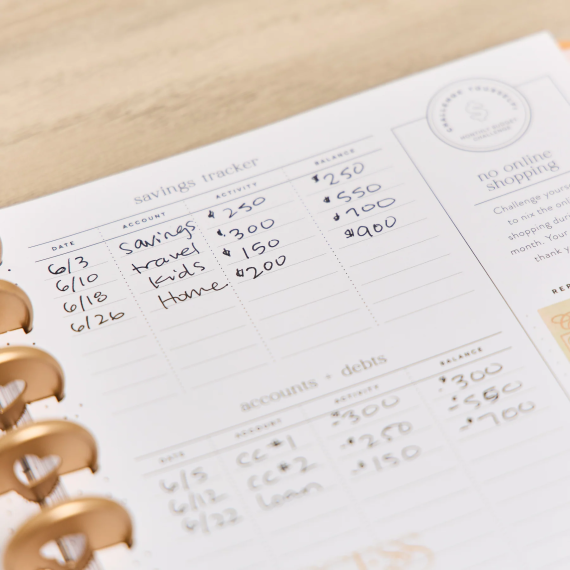 Textured Canvas - Classic Budget Planner