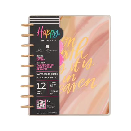 Watercolor Grace - Classic Faith Dated Planner