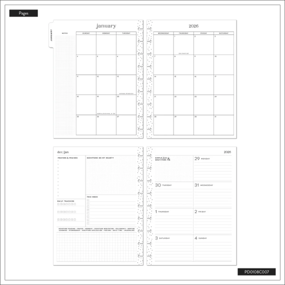 Watercolor Grace - Classic Faith Dated Planner