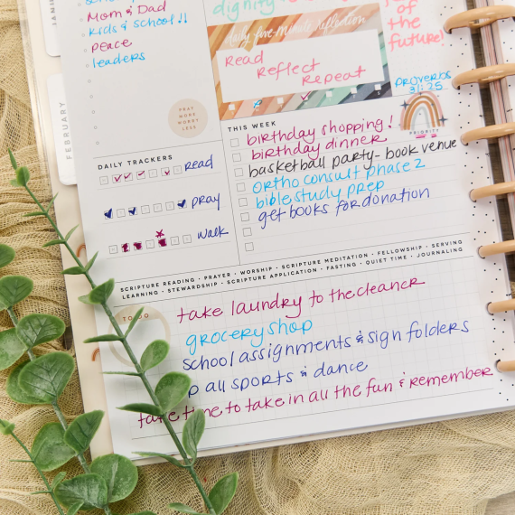 Watercolor Grace - Classic Faith Dated Planner