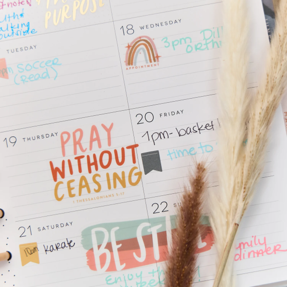 Watercolor Grace - Classic Faith Dated Planner