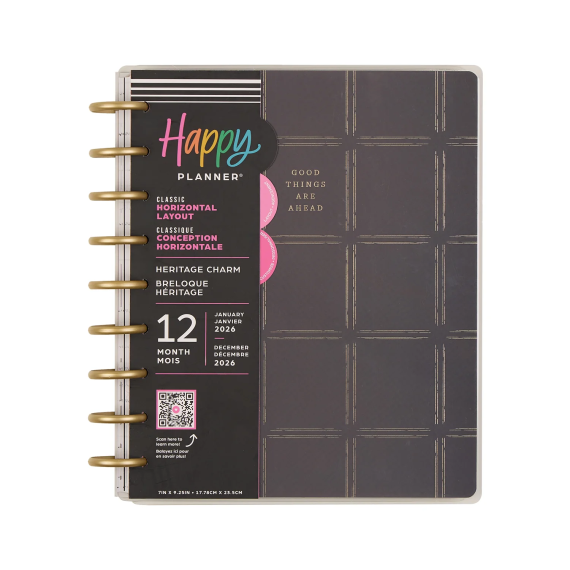 Heritage Charm - Classic Horizontal Dated Planner